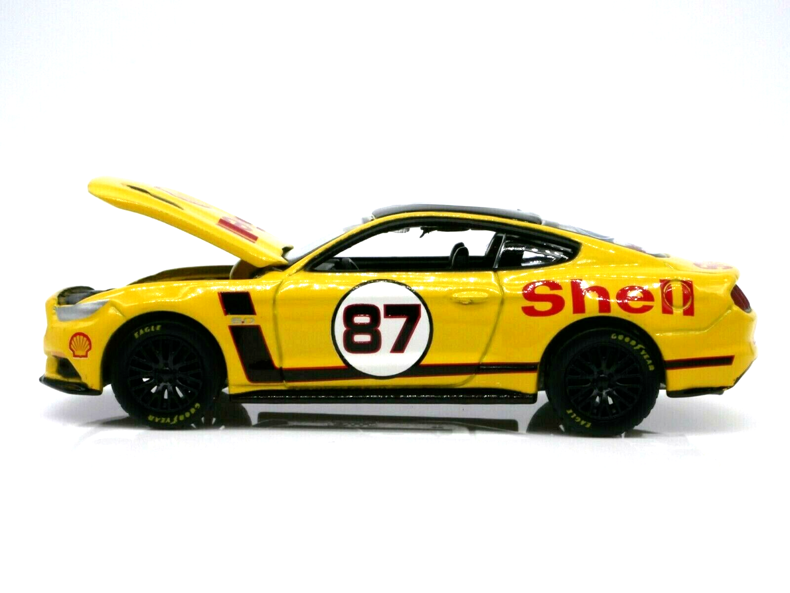 2017 Ford Mustang GT 1/64 Scale Diecast  Real Riders Opening Hood SHELL