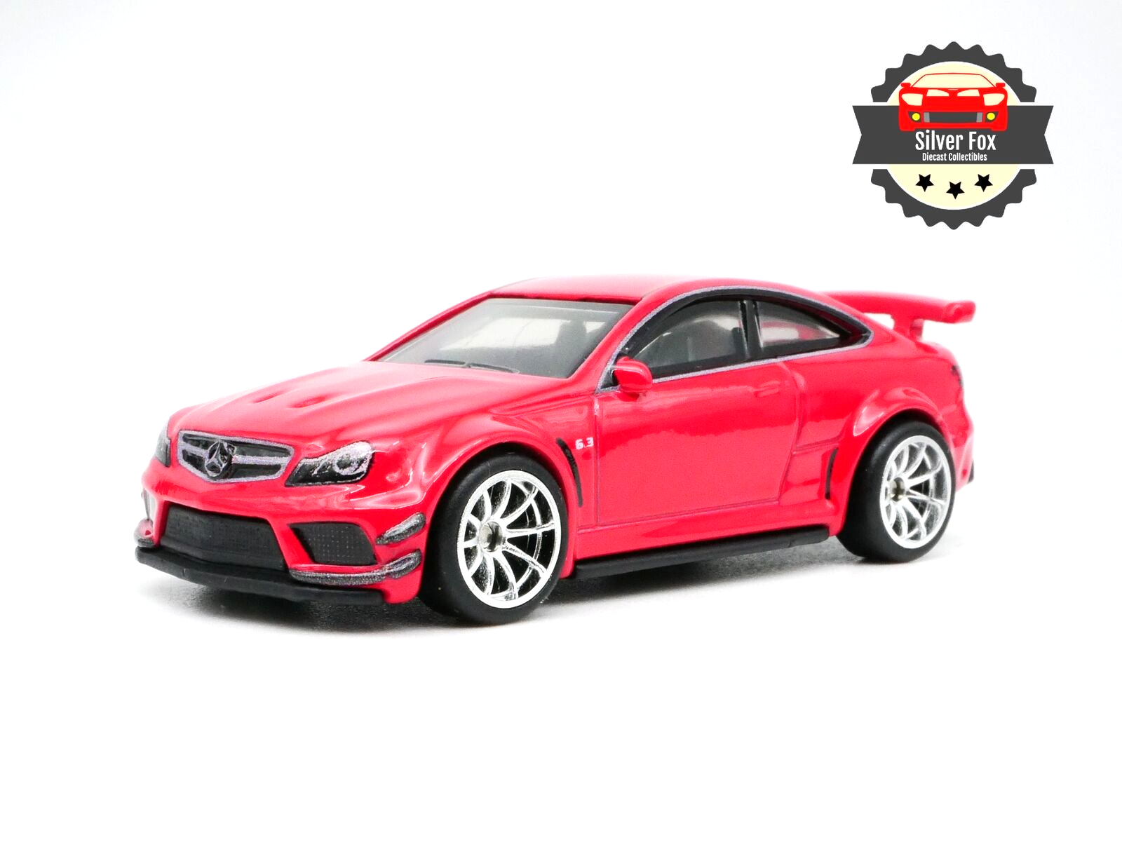 2012 MERCEDES-BENZ C63 AMG COUPE RED 1:64 SCALE DIECAST COLLECTOR MODEL  CAR