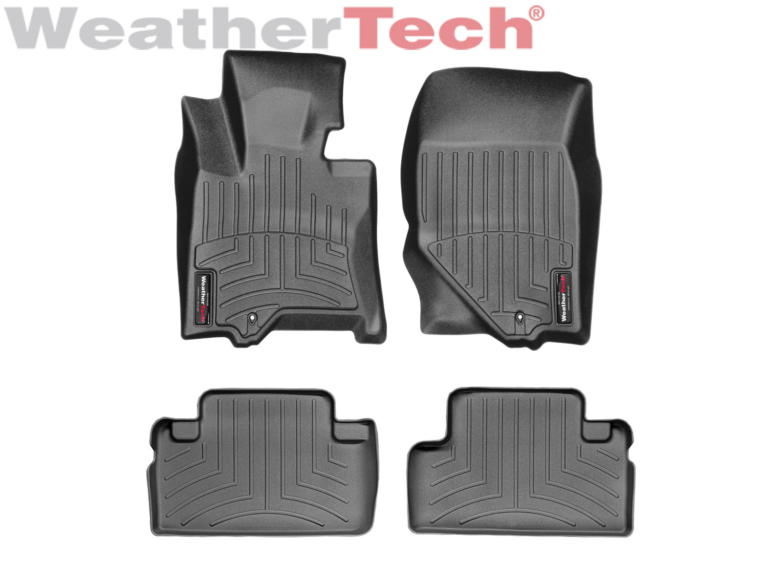 WeatherTech Floor Mats FloorLiner for Infiniti EX35/QX50 20082013 Black eBay