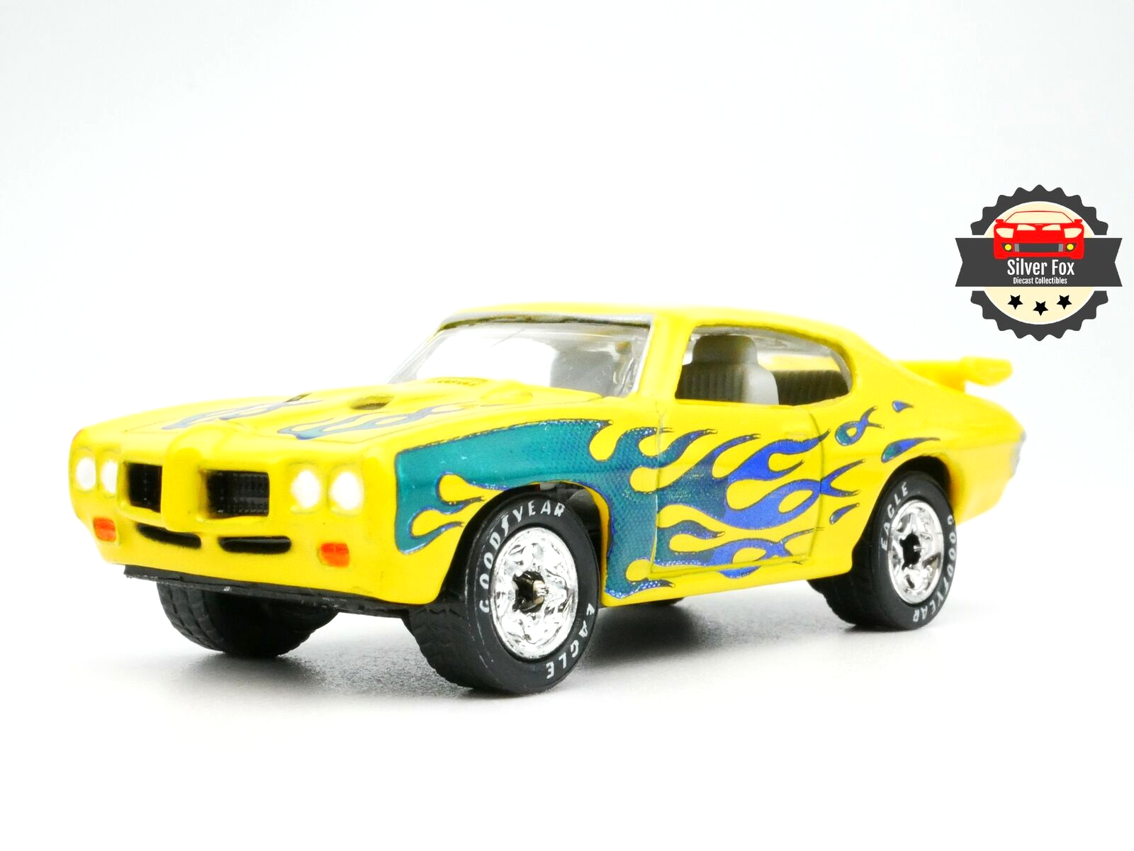 1970 PONTIAC GTO RACING YELLOW 1:64 SCALE DIECAST NOT MINT COLLECTOR MODEL CAR