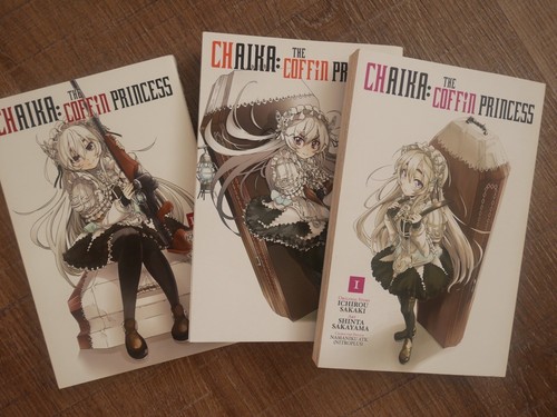 Chaika The Coffin Princess Volume 1 3 & 4 Manga by Sakaki Ichirou