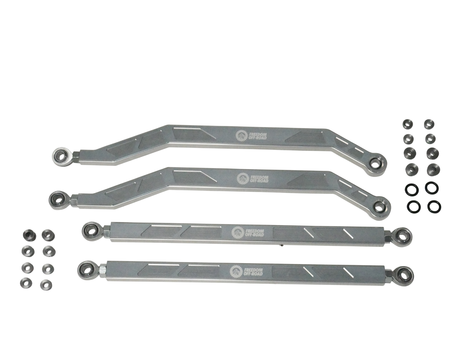 Freedom Off-Road 14-16 RZR High Clearance Heavy Duty Radius Rod Set (4) - Polish