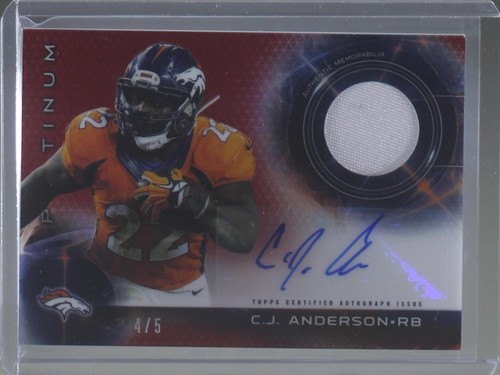 2015 Topps Platinum C.J. Anderson #AVP-CA