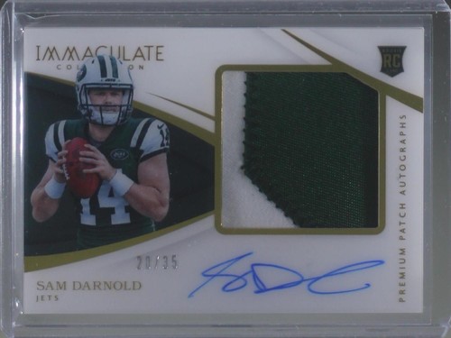 2018 Panini Immaculate Collection Sam Darnold #PR-SD