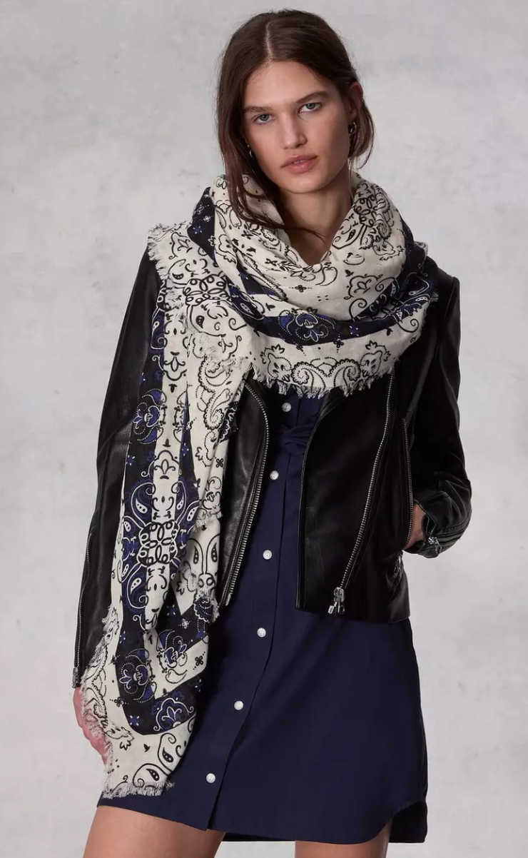 小物 22BXDT-AC01 WRAP / SCARF / COTTON 22AW OVERSIZED COTTON WRAP