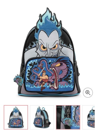 Loungefly ディズニー ヴィランズ ヘラクレス ハデス バックパック Disney Loungefly Hercules Hades Villains Scene Mini Backpack