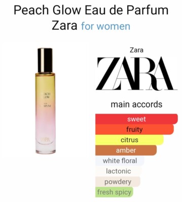   ZARA PEACH GLOW 1.01 oz (30 ml) EDP 