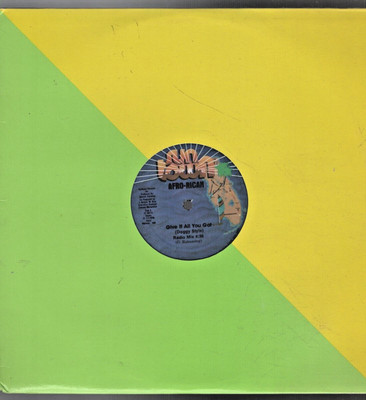 AFRO-RICAN on LP single  '' GIVE IT ALL YOU GOT '' hip-hop, electro