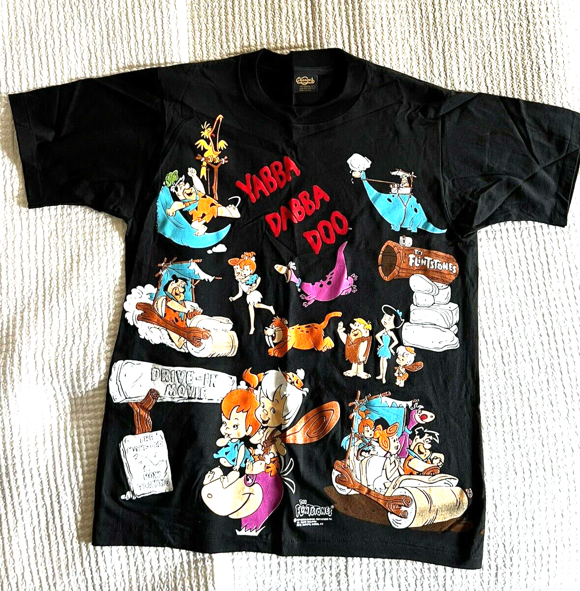 トップス The Flintstones 90s ALL OVER PRINT Tee The Flintstones 90s ALL OVER PRINT Tee