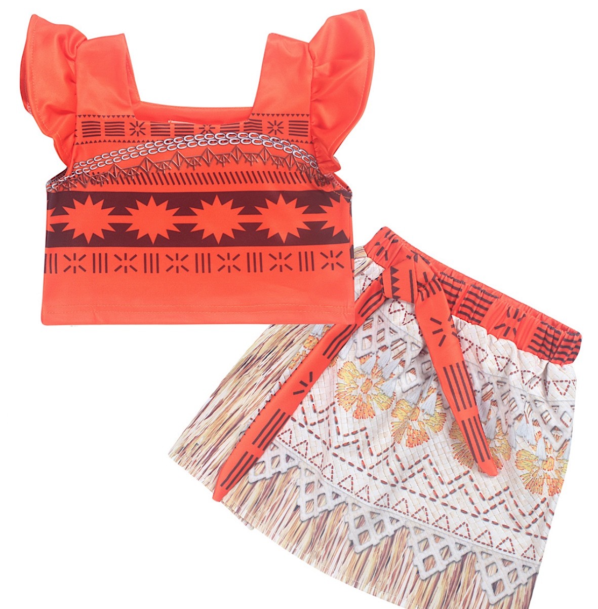 Specialty Skirt Outfit Halloween Dress Party Carnival Women Moana Costume Cosplay Tops Clothing Shoes Accessories