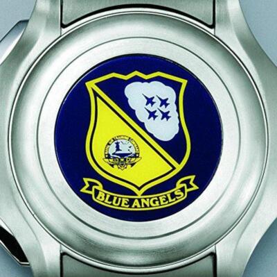 Pre-owned Citizen Promaster Sky Blue Angels At8020-03l Eco-drive Solar Atomic Men Watch