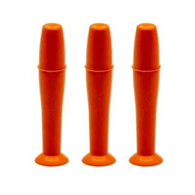 Ultra Hard Contact Lens Remover (Orange, 3 Count (Pack of 1))