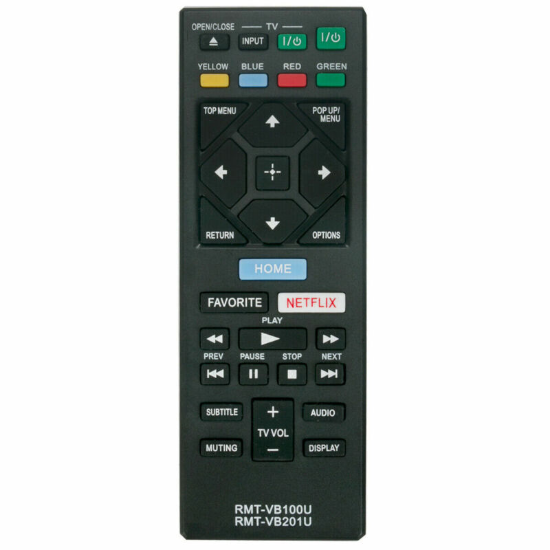 New Rmt-vb100u Rmt-vb201u Remote For Sony Blu-ray Bdp-bx550 Bdp-bx650 Bdp-s4500