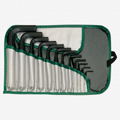 Heyco Hex SAE L-key Set in Tool Roll, 12 Pieces