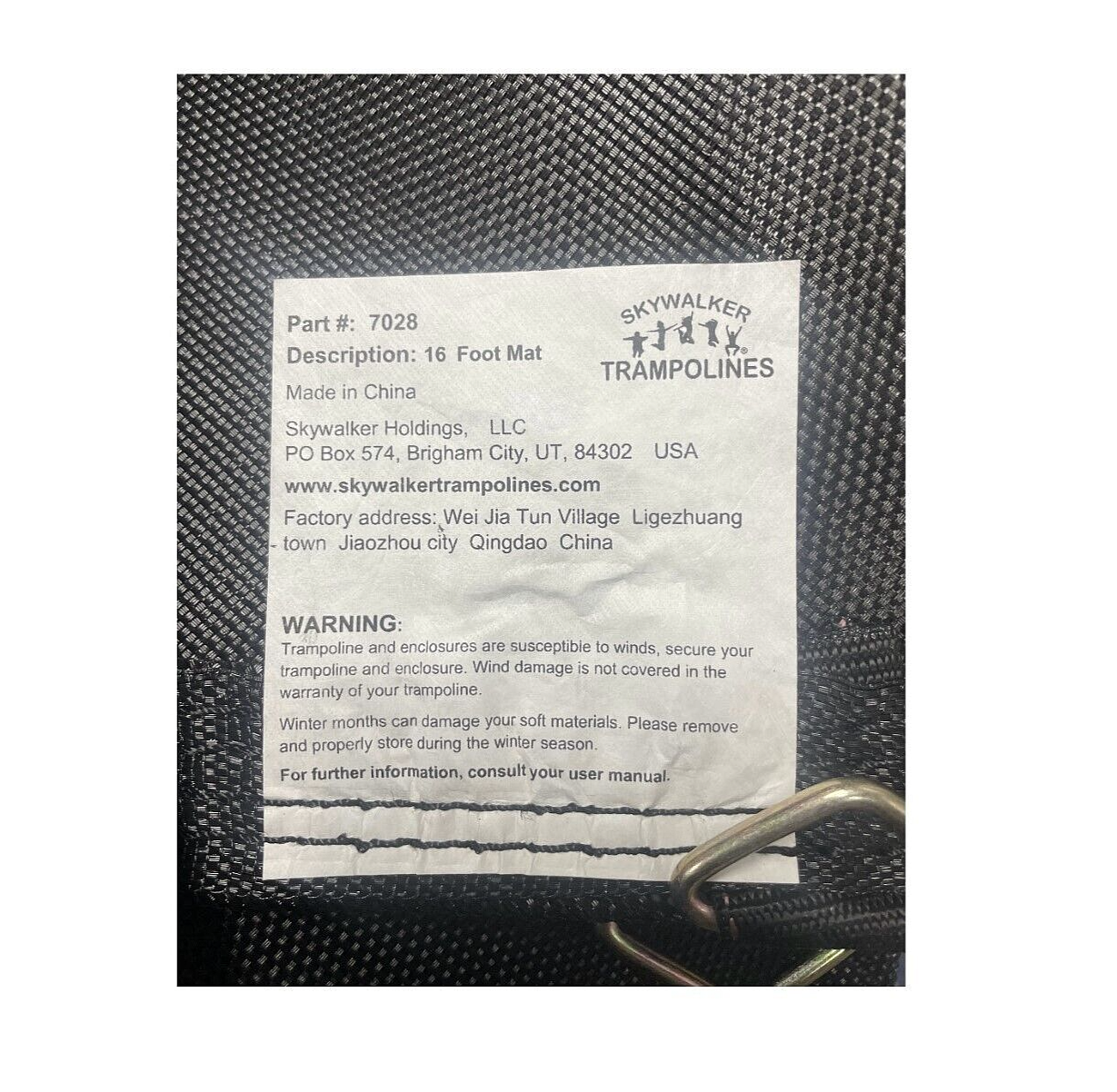 16 FT Round Jump Mat Replacement Part For