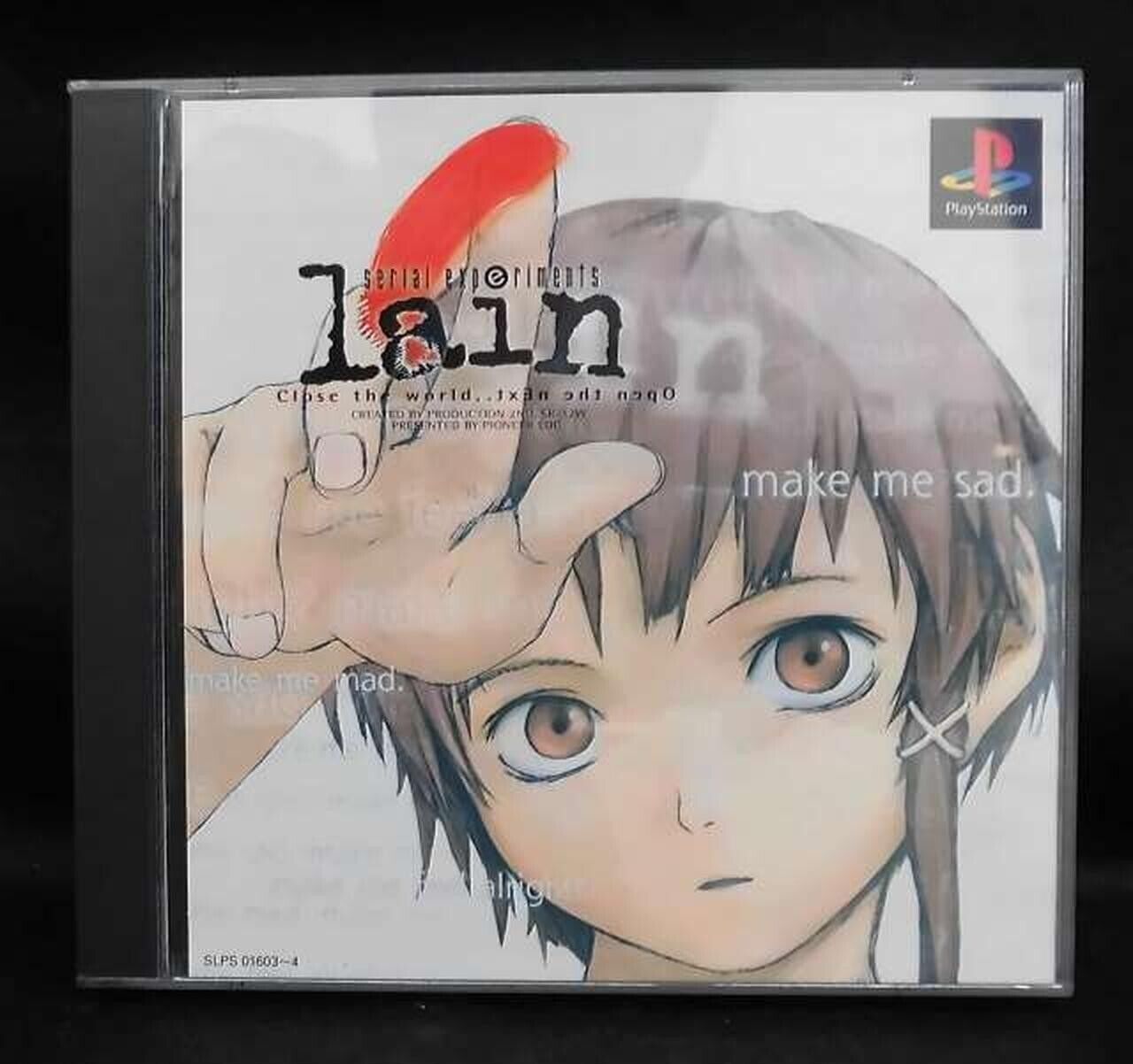 PS1 SONY PLAYSTATION PIONEER Serial Experiments Lain JPN PS1 SONY PLAYSTATION PIONEER Serial Experiments Lain JPN