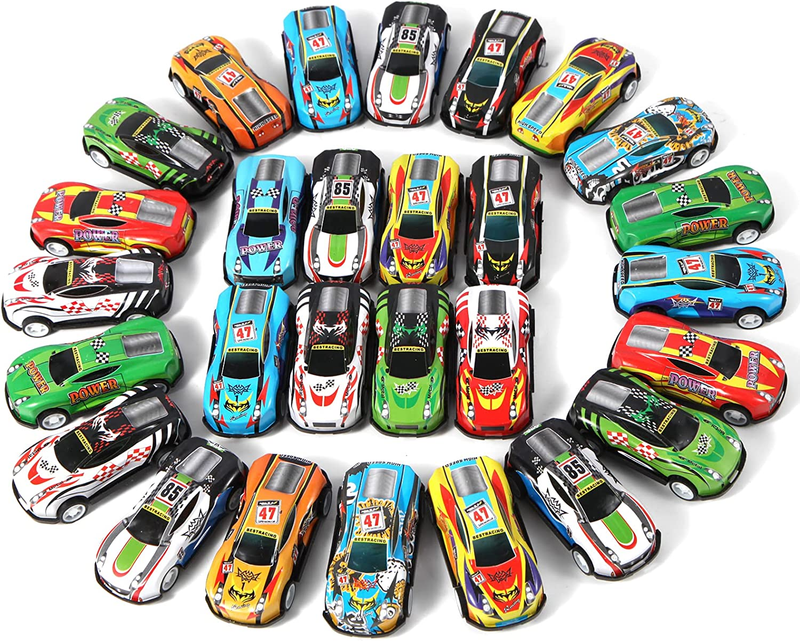 S For Kids, Mini Vehicles Toy Bulk Party Favor Race Cars To