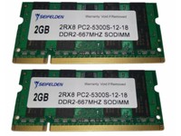 2GB Gateway EC1454u EC1455u EC1456u EC1457u EC14D07u Laptop Memory DDR2 667MHz