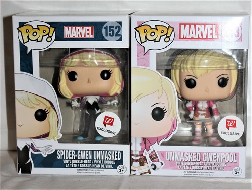 spider gwen unmasked pop