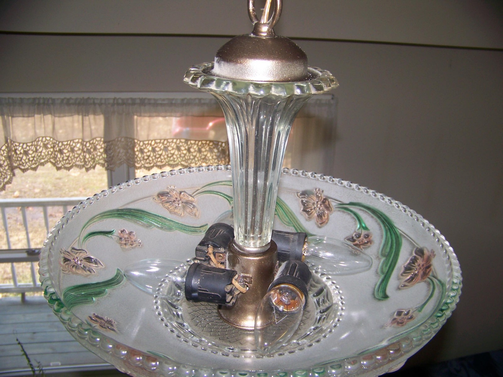 COLORFUL ART DECO CEILING LIGHT