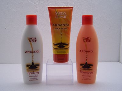 Arganöl   Swiss-O-Par   Shampoo & Spülung & Haarkur Pflege Set