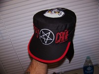 painters cap with flaps