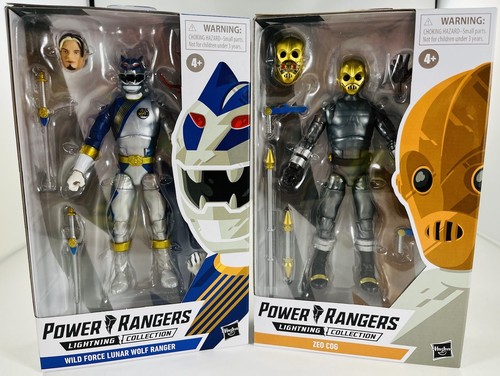 2 POWER RANGERS LIGHTNING COLLECTION ZEO COG / WILD FORCE