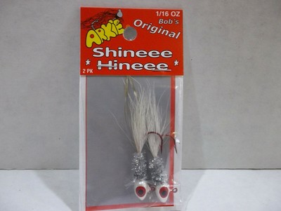 Arkie 1 inch Salted Tube Jigs 15 ct red//white