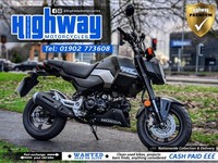2025 Honda MSX 125 Grom Triple Black Edition 1 Mile From New 