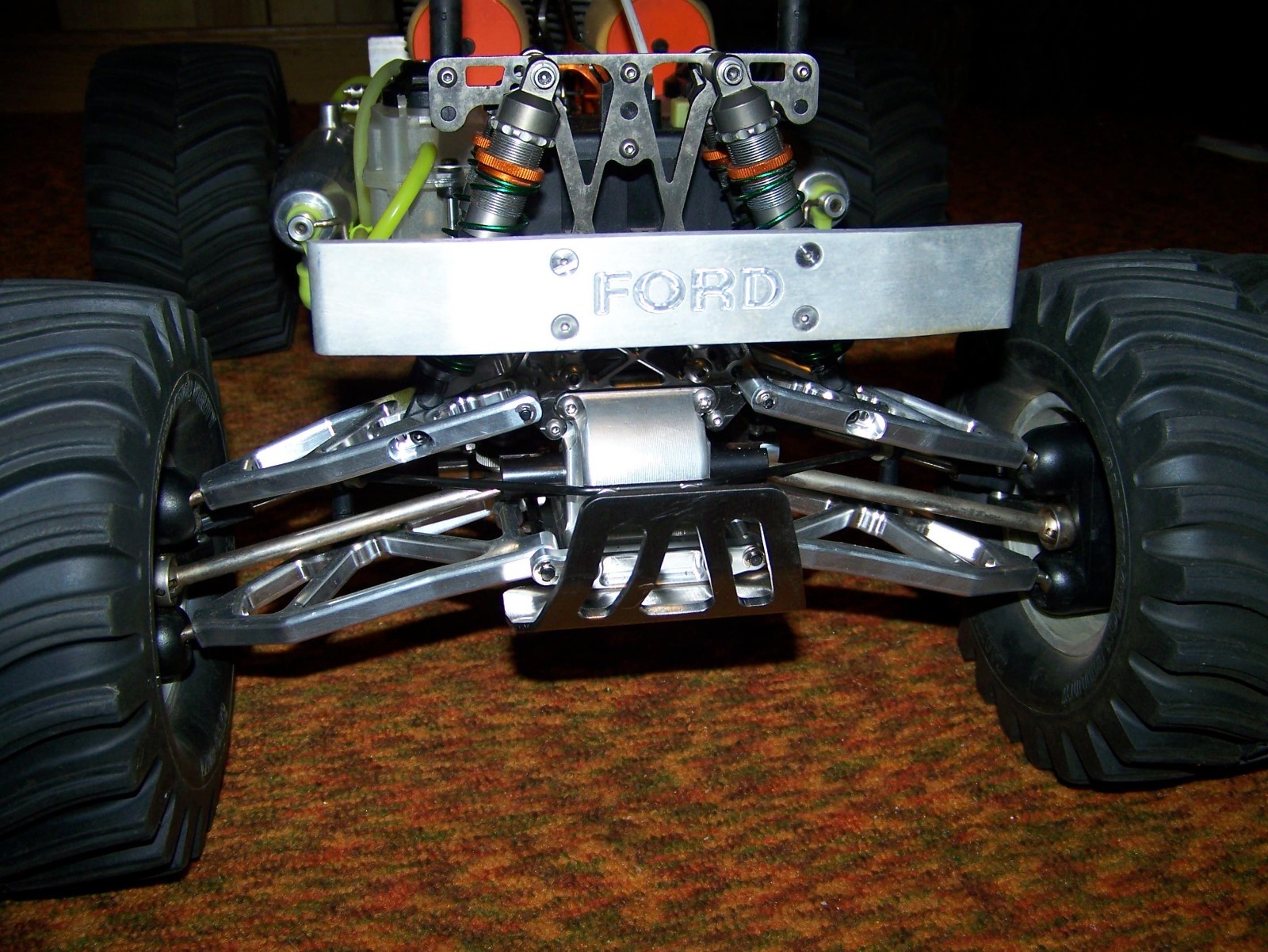 ofna twin picco engine titan deluxe duh titanium tmaxx rc monster truck parts