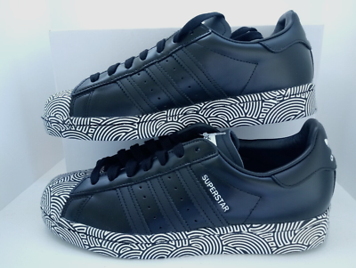 adidas superstar black style