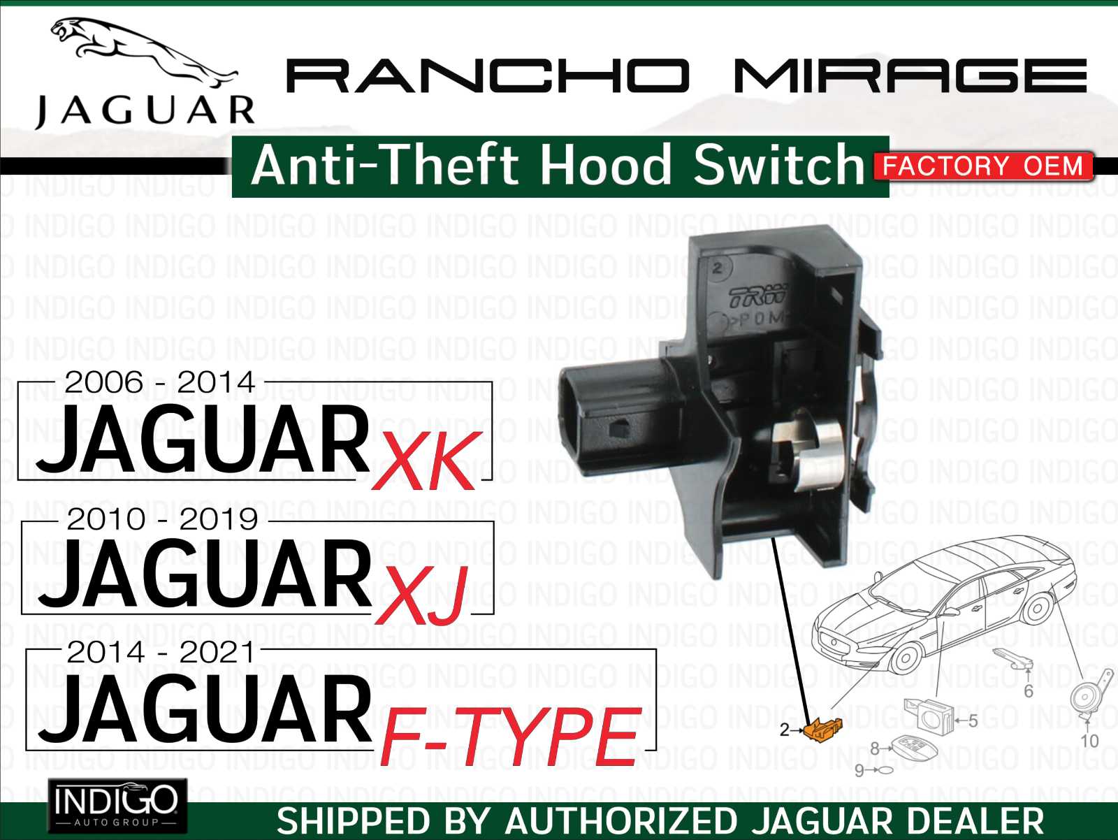 JÄGER ASPC２ Coolant Level Sensor- LNA5740ABJAG | Moss Motors