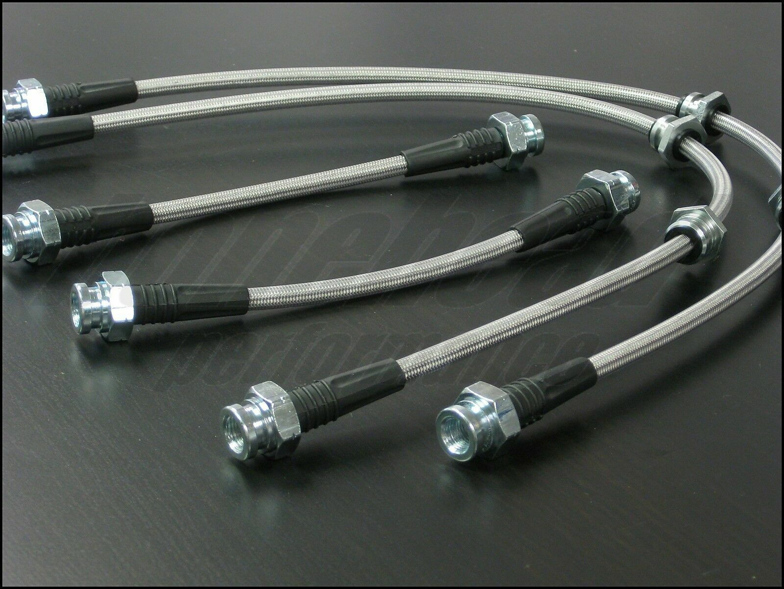Techna-Fit Stainless Steel Braided Brake Lines for 90-96