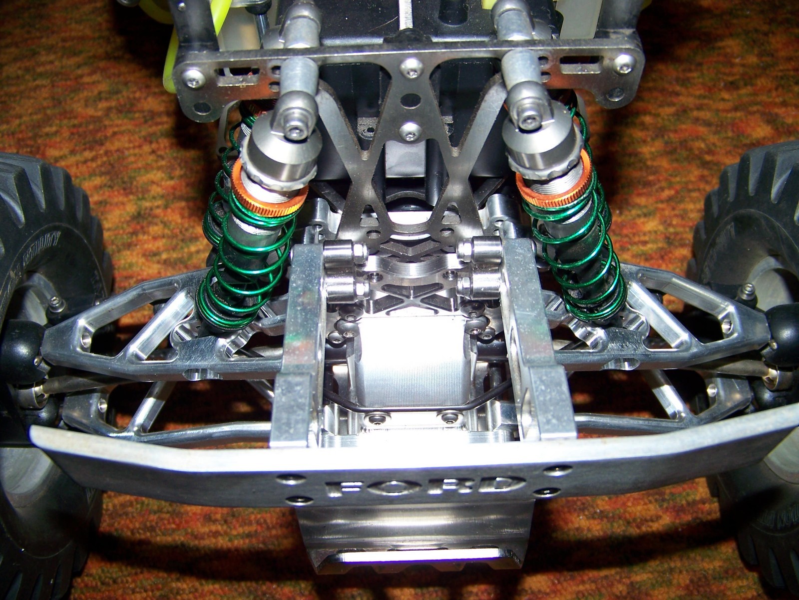 ofna twin picco engine titan deluxe duh titanium tmaxx rc monster truck parts