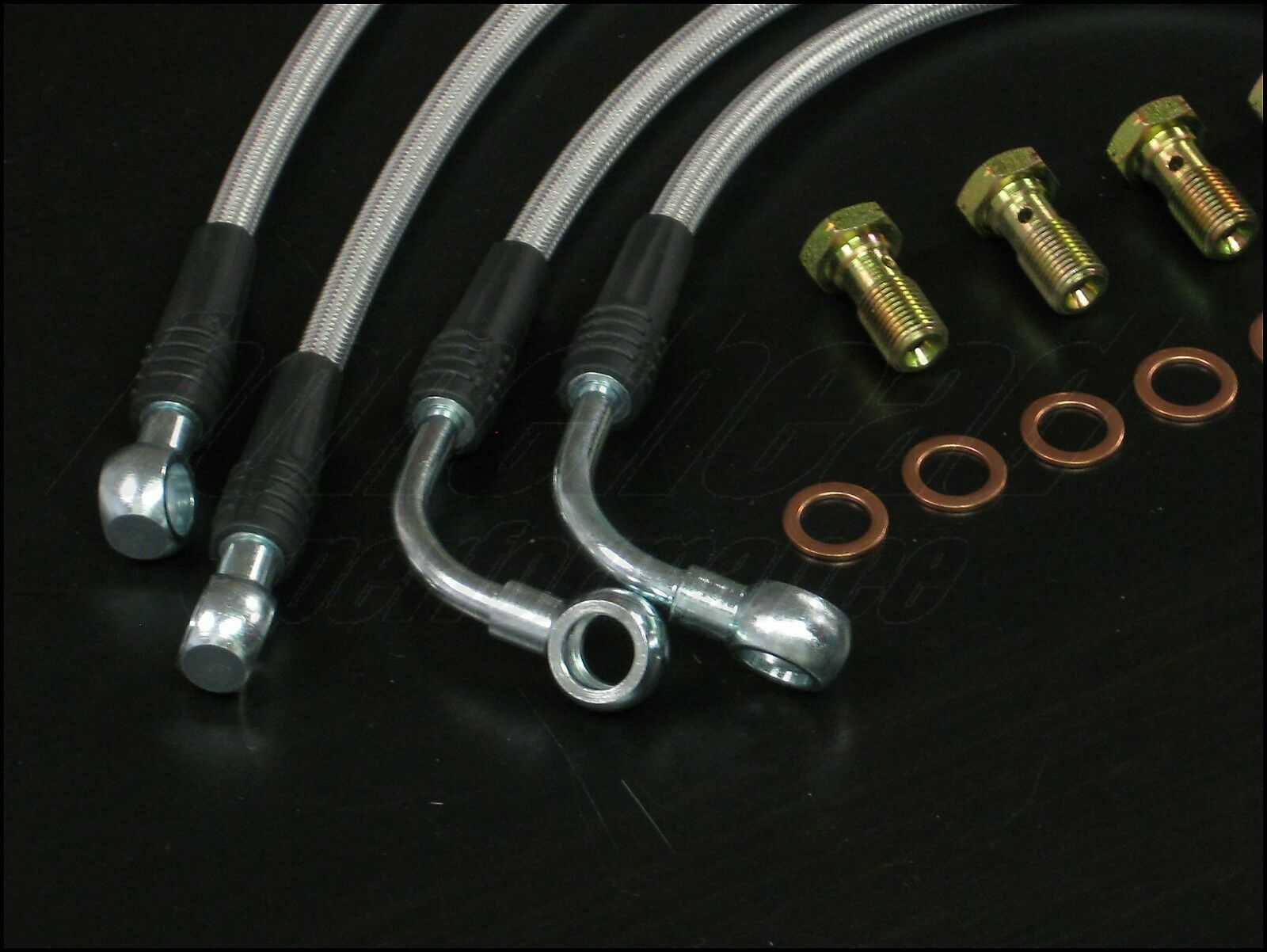 TechnaFit Stainless Steel Braided Brake Lines 19901993 Mazda Miata NA