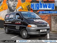 2005 Toyota Hiace 280 GS 2.5 D-4D 88bhp Black Panel Van with MOT