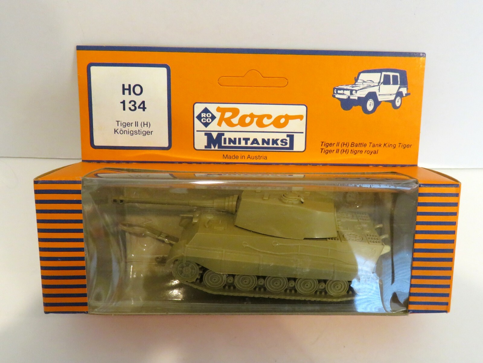 Roco Minitanks 20個セット売り♪ ROCO Minitanks HO Model Z-134 Tan Tiger 2 II King Tiger NIB
