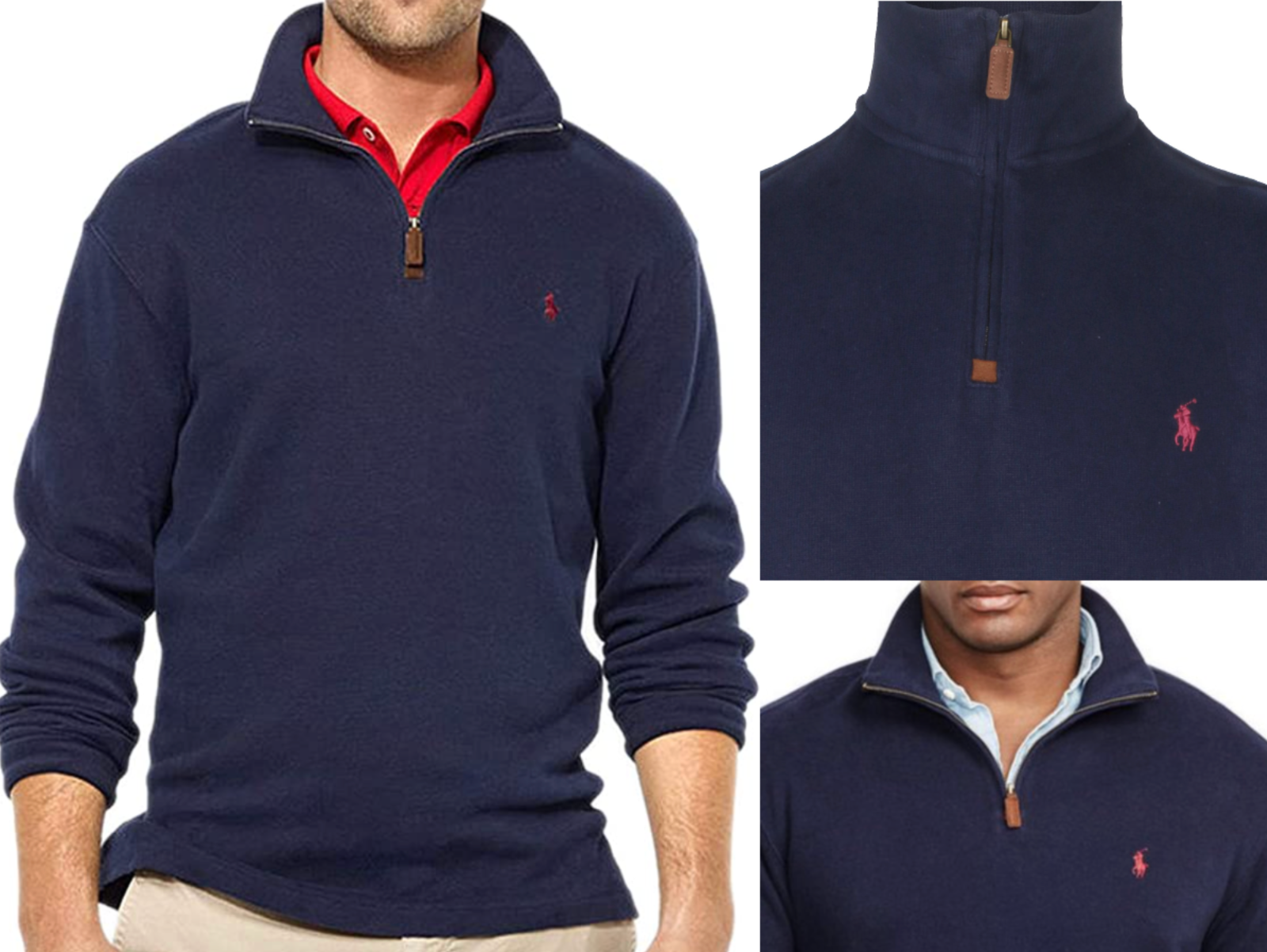 【送料&関税込】Polo Ralph Lauren Cotton Zipped Sweatshirt Polo Ralph Lauren Grey cotton blend zip sweatshirt | TheDoubleF
