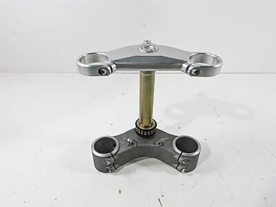 2008 Ducati SBK 1098 S Upper Lower Triple Tree Ohlins Set 34220331A 34110632A