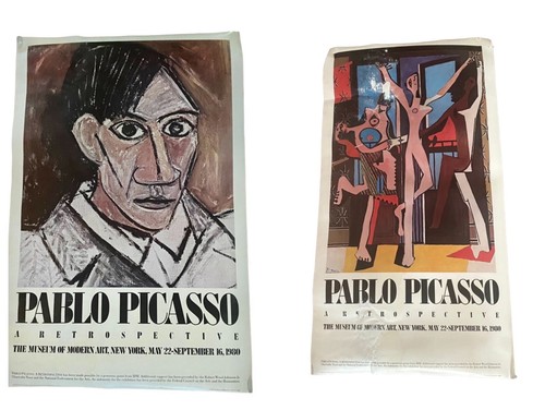 Malaga Dos modelos vestidas  ピカソ/ポスター Malaga Dos modelos vestidas 1933（パブロ ピカソ） ポスター