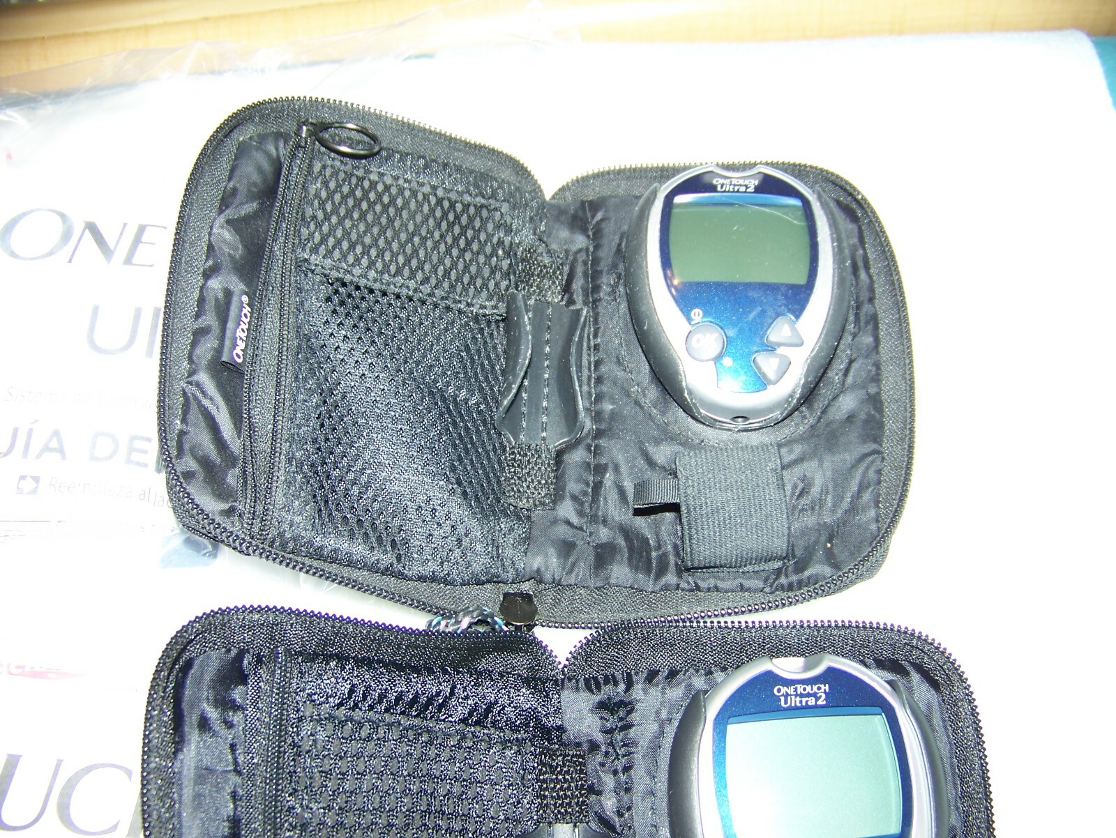 ONE TOUCH ULTRA2 BLOOD GLUCOSE DIABETES MONITOR, METER & CASE ONLY (NO LANCET)