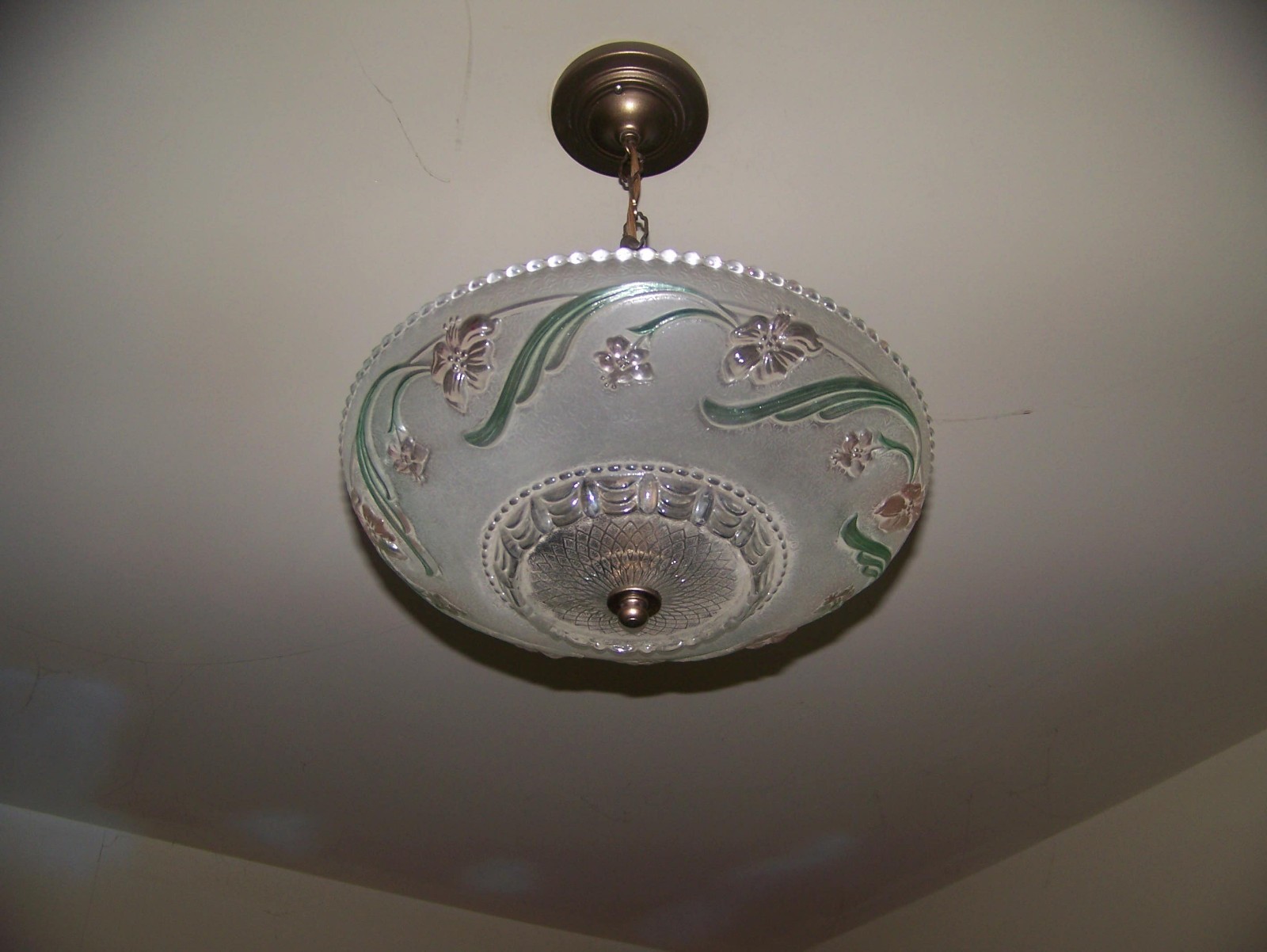 COLORFUL ART DECO CEILING LIGHT