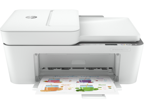HP DeskJet 4155e All-in-One Inkjet Printer, Color Mobile Pri