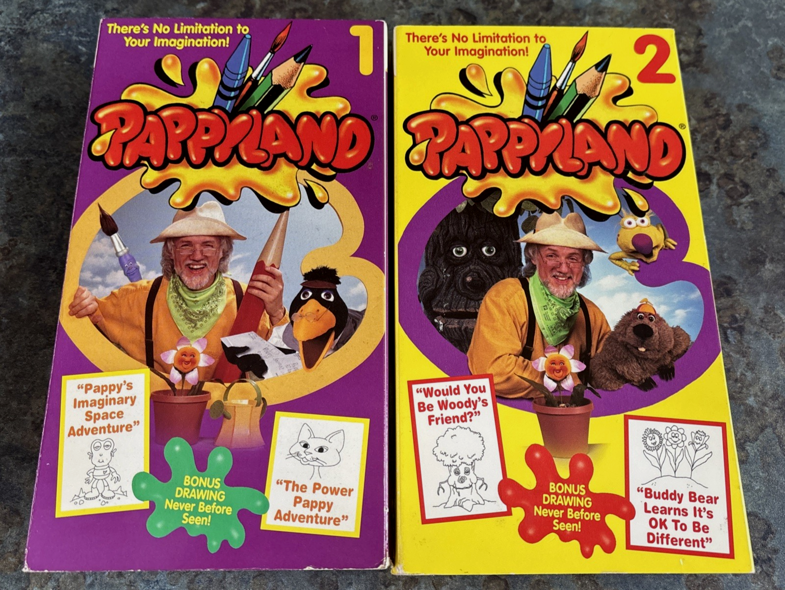 その他 Red Deserts [VHS] Pappyland Vols 1 & 2 VHS (1998) 4 EPISODES 2 HR RUN TIME ONE
