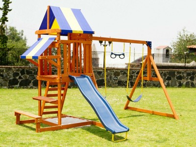 kidkraft ainsley wooden swing set assembly