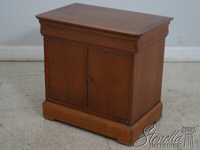 66443EC: Pair GRANGE French Empire Cherry Nightstands 66443EC: Pair GRANGE French Empire Cherry Nightstands