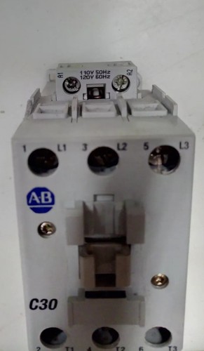 ALLEN BRADLEY #(100-C30*00) SER.C    CONTACTOR (120VAC COIL)-(65 AMP)