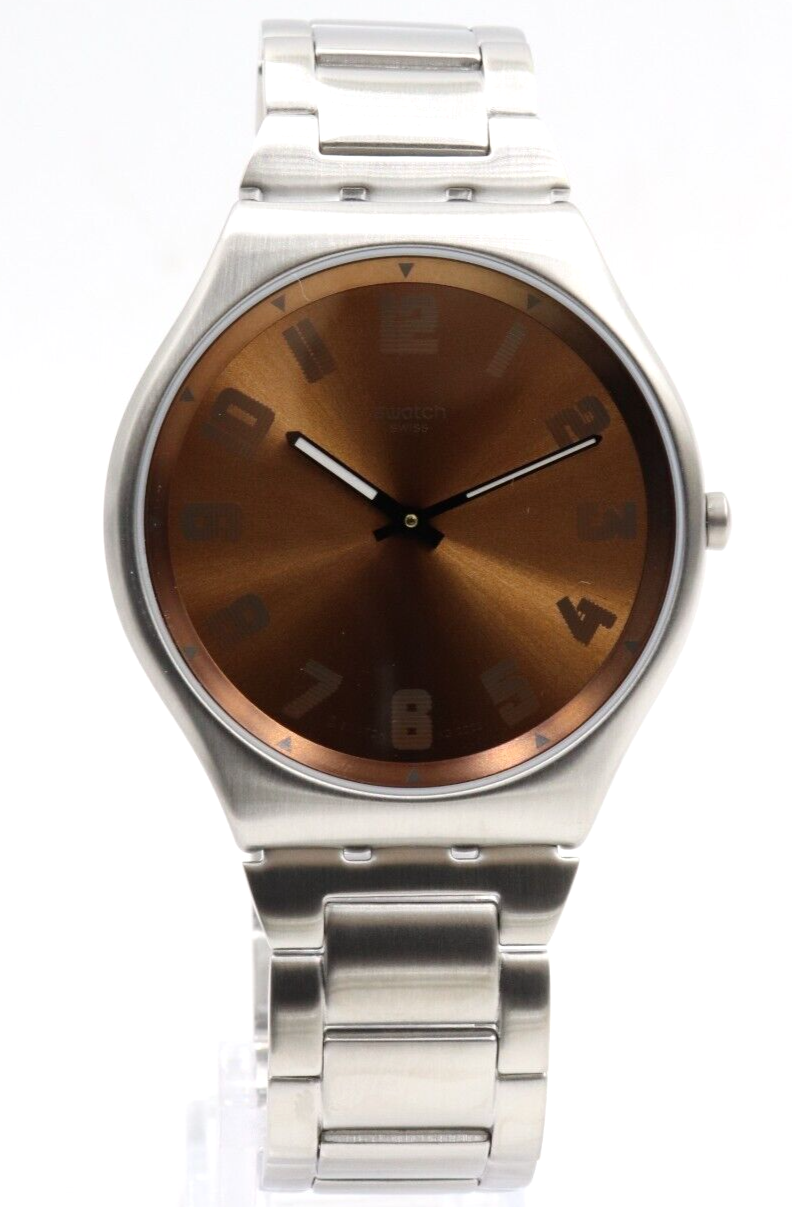 New Swiss Swatch SKIN IRONY BRONZE Steel Watch 42mm SS07S122G $205 | eBay New Swiss Swatch SKIN IRONY BRONZE Steel Watch 42mm SS07S122G $205 | eBay