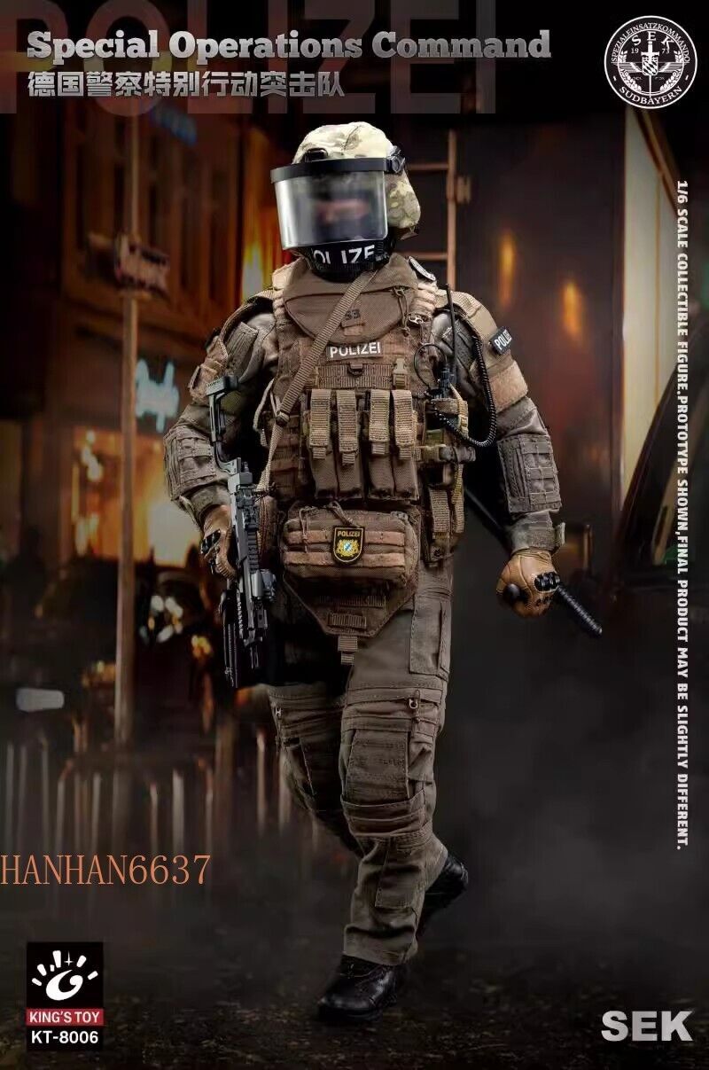 KING'S TOY 1/6 Sodier KT-8006 SEK German Police Special