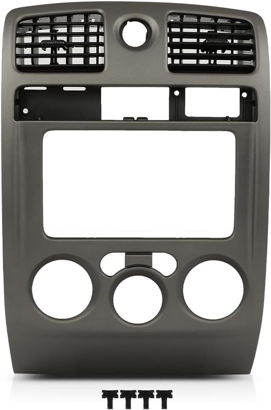 Gray Grey Radio Dash Bezel Trim for Chevy Colorado GMC Canyon 2004-2012